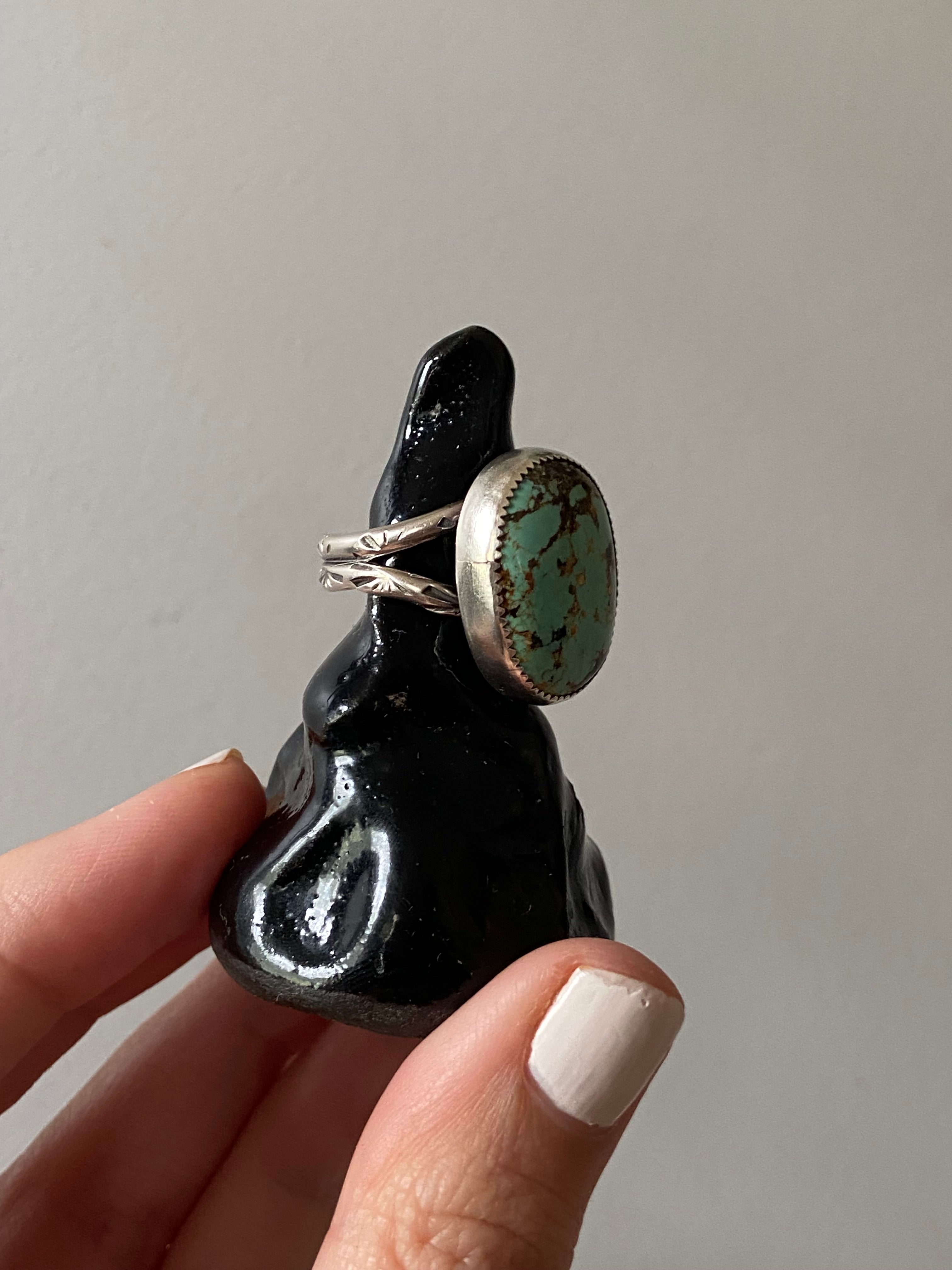 Royston Turquoise adjustable ring
