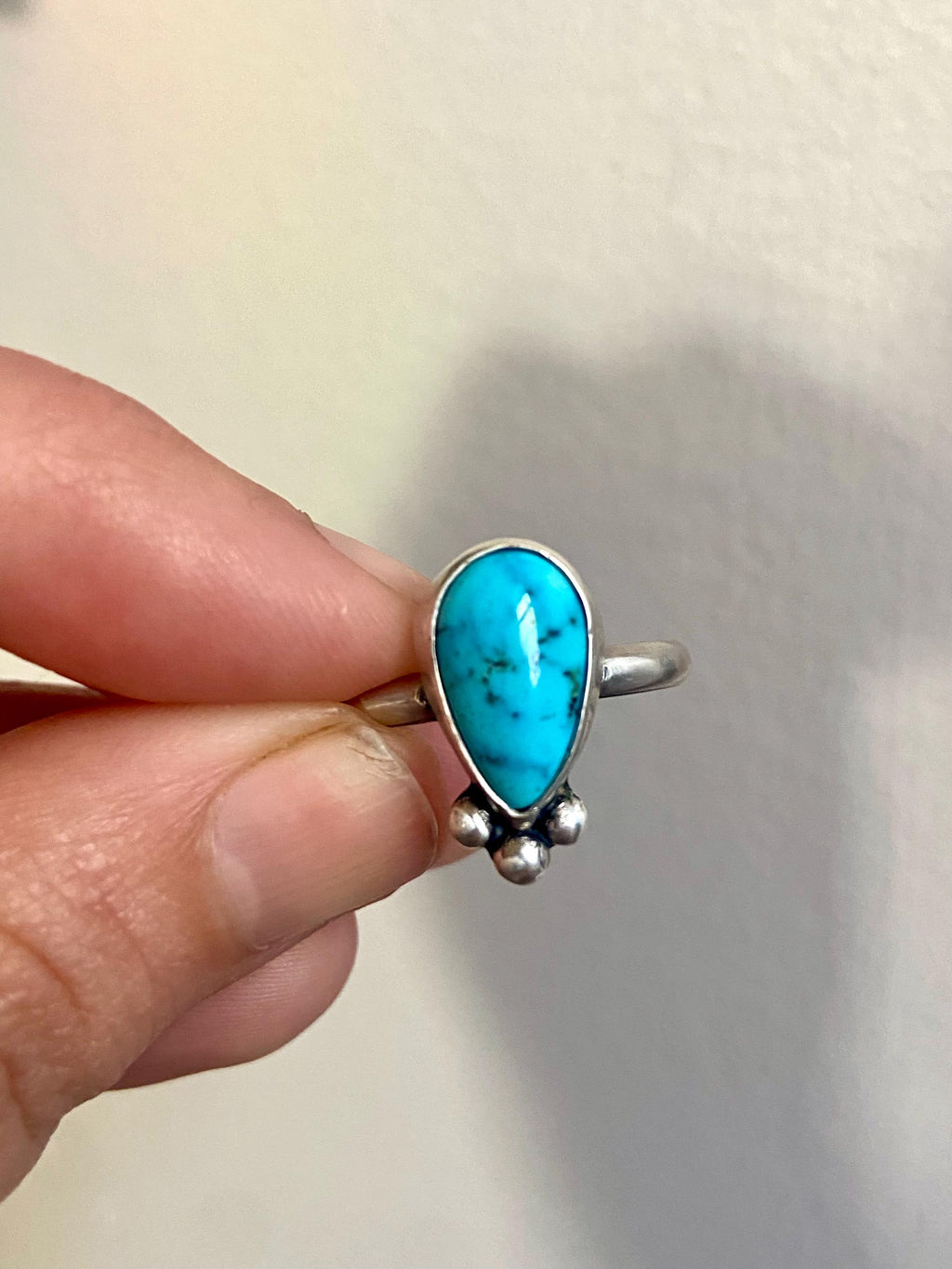 Kingman Turquoise Ring - Size 11