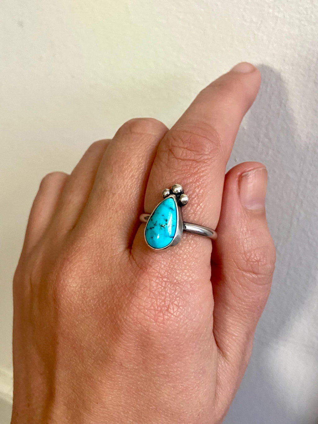 Kingman Turquoise Ring - Size 11