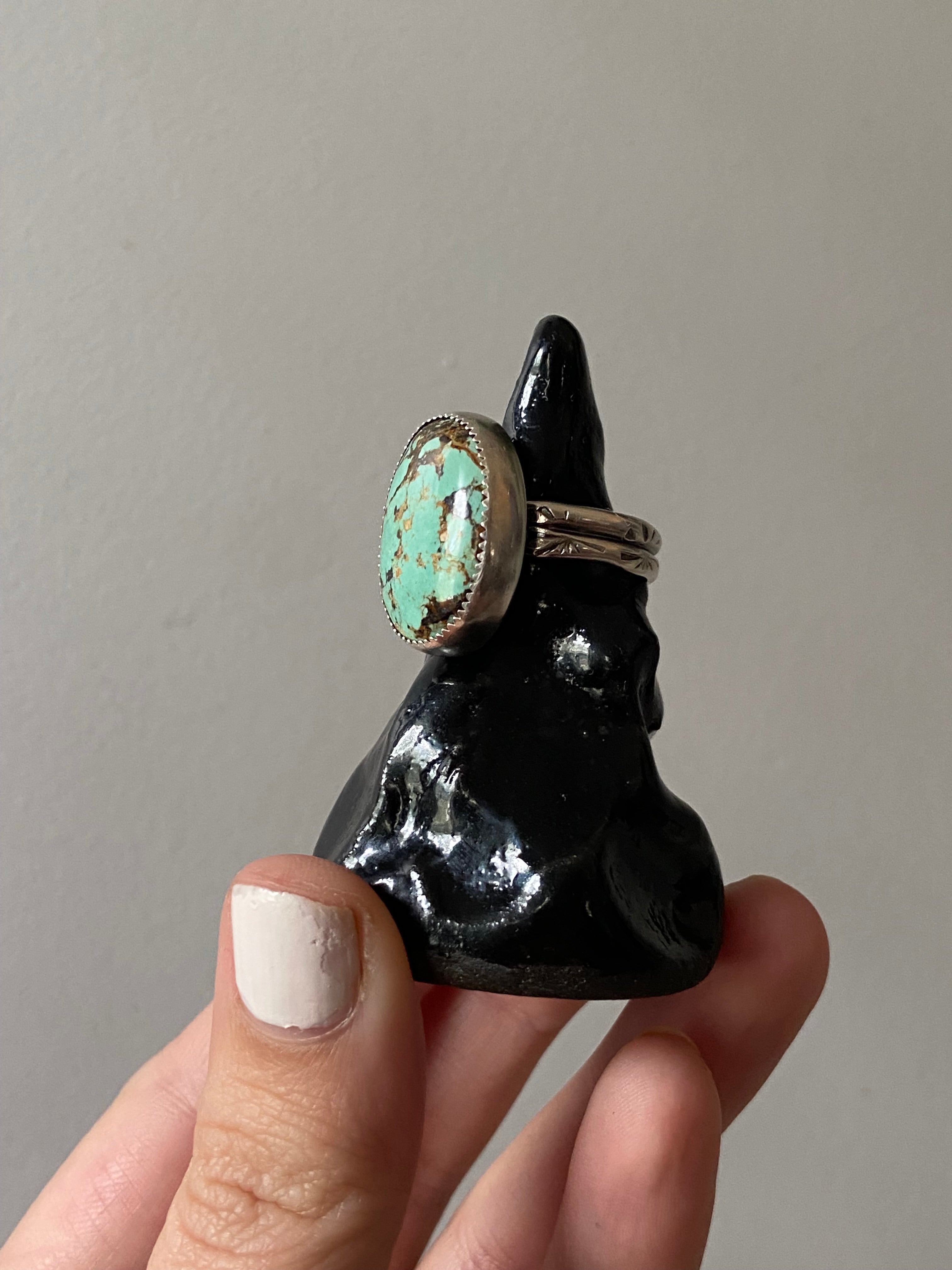 Royston Turquoise adjustable ring