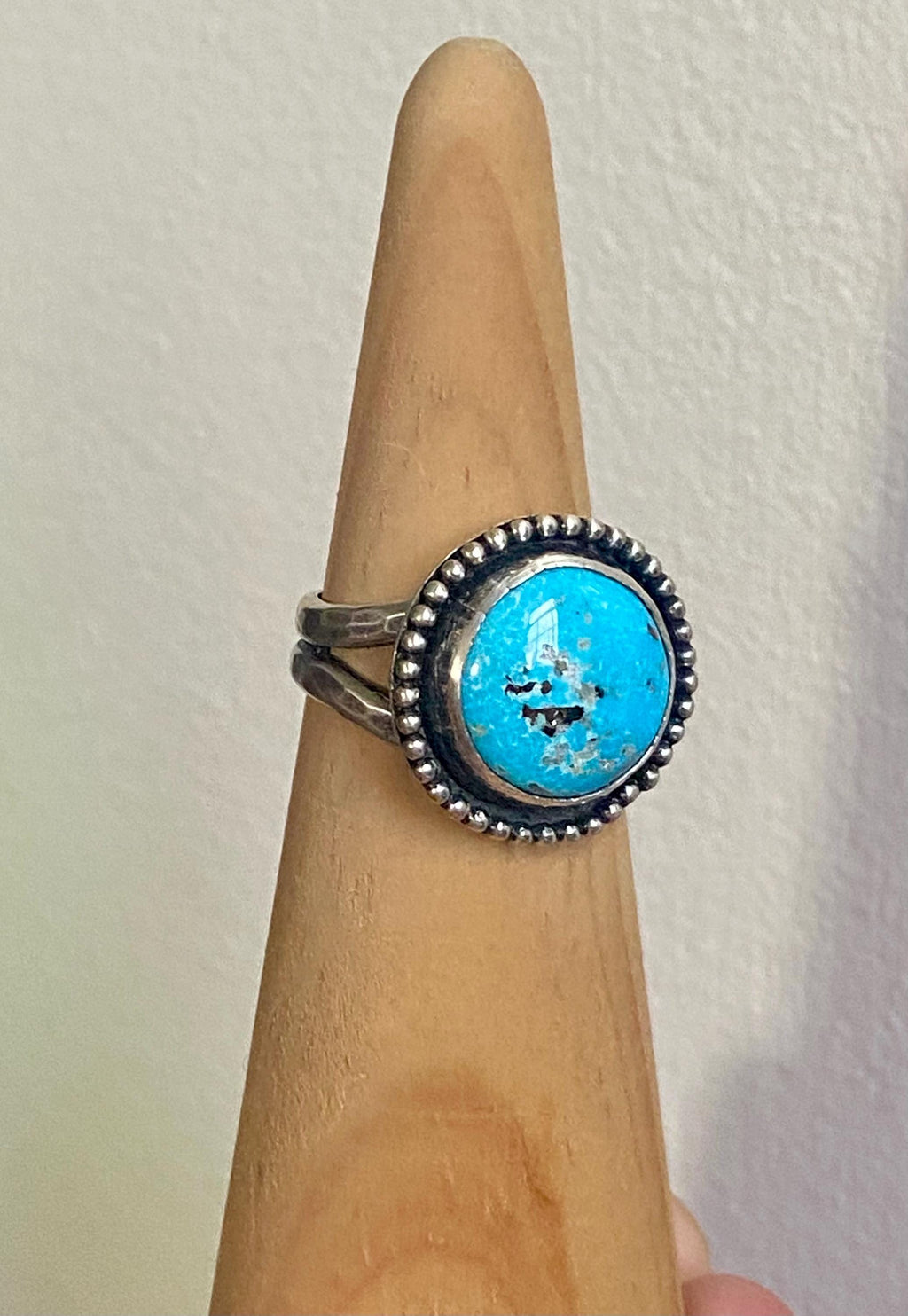 Sonoran Rose Turquoise Ring - Size 8.5