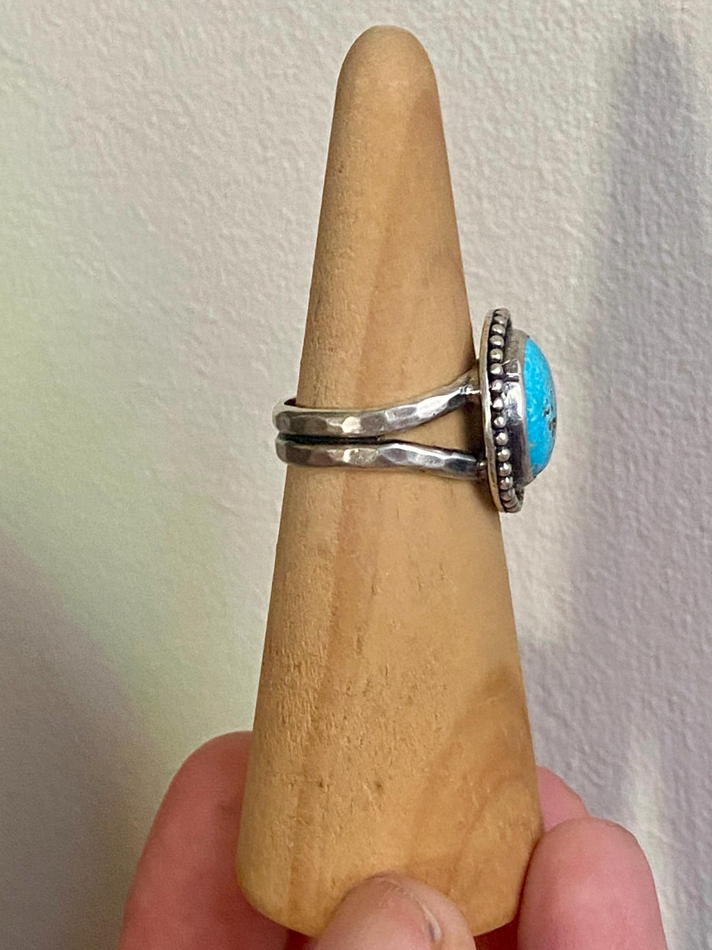 Sonoran Rose Turquoise Ring - Size 8.5
