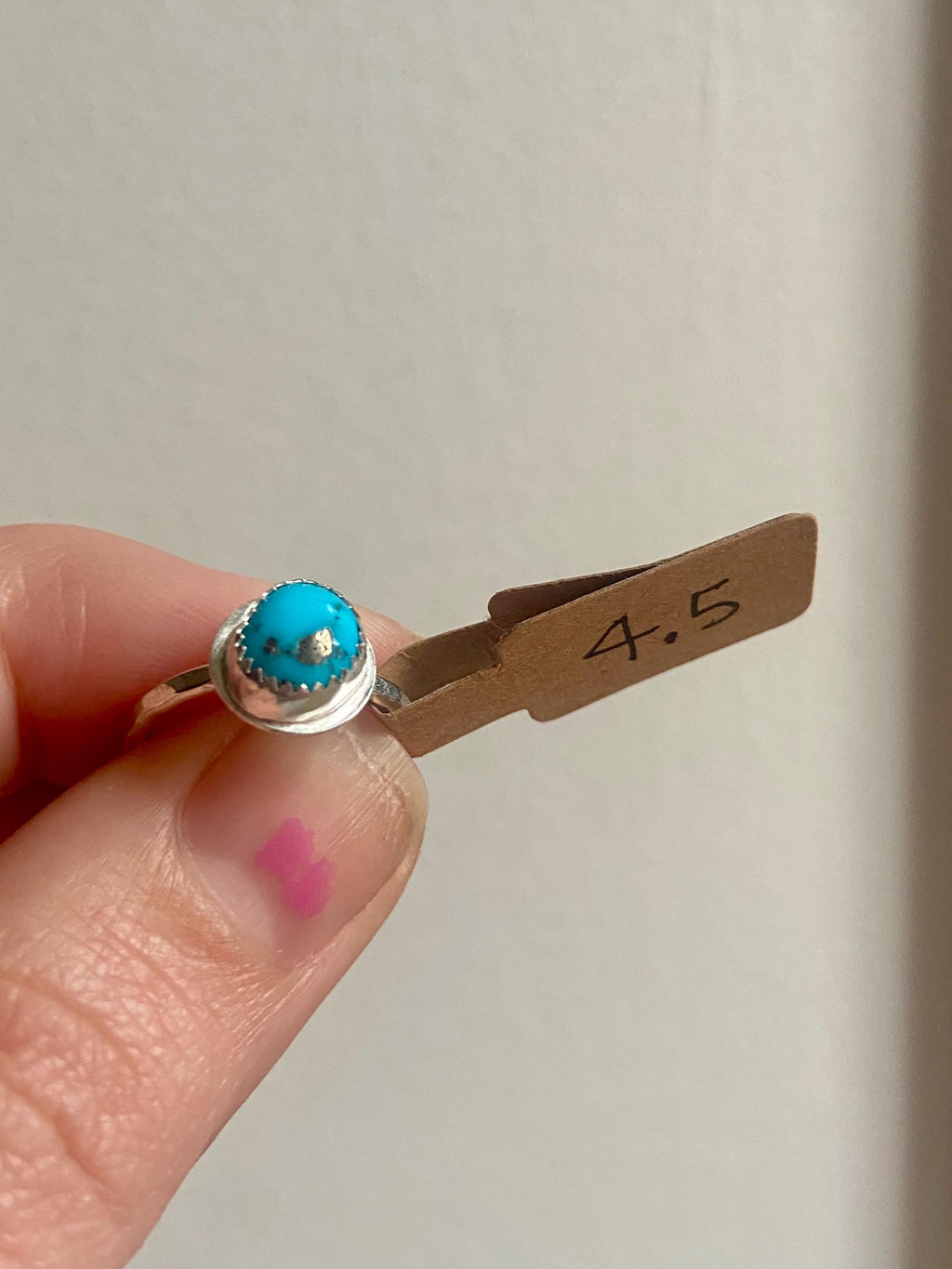 Kingman Turquoise Ring - Size 4.5