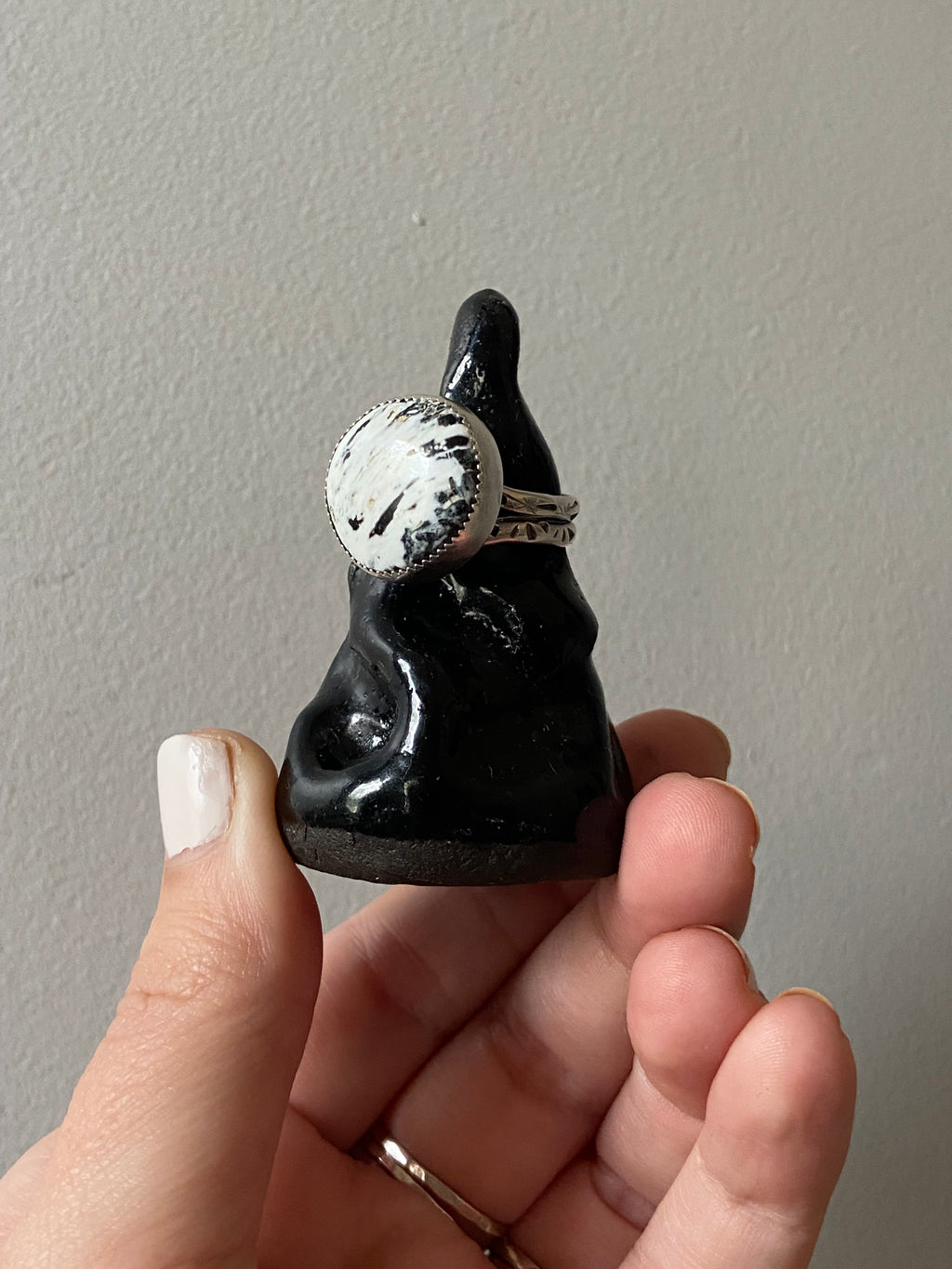 White Buffalo adjustable ring