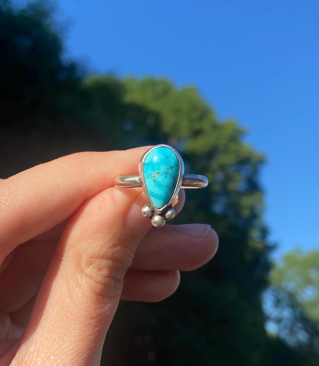 Kingman Turquoise Ring - Size 11