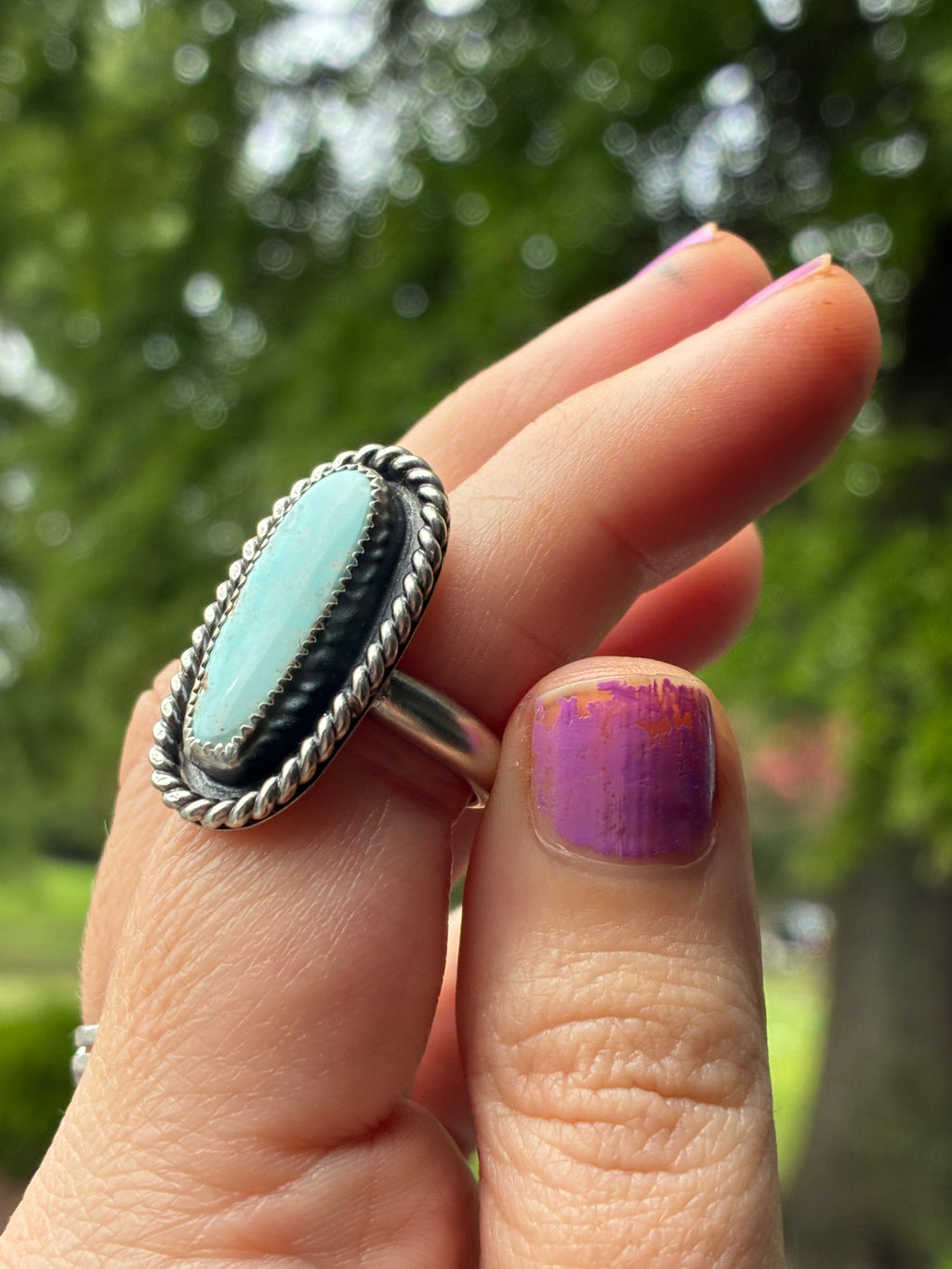 Dry Creek turquoise ring size 9.75