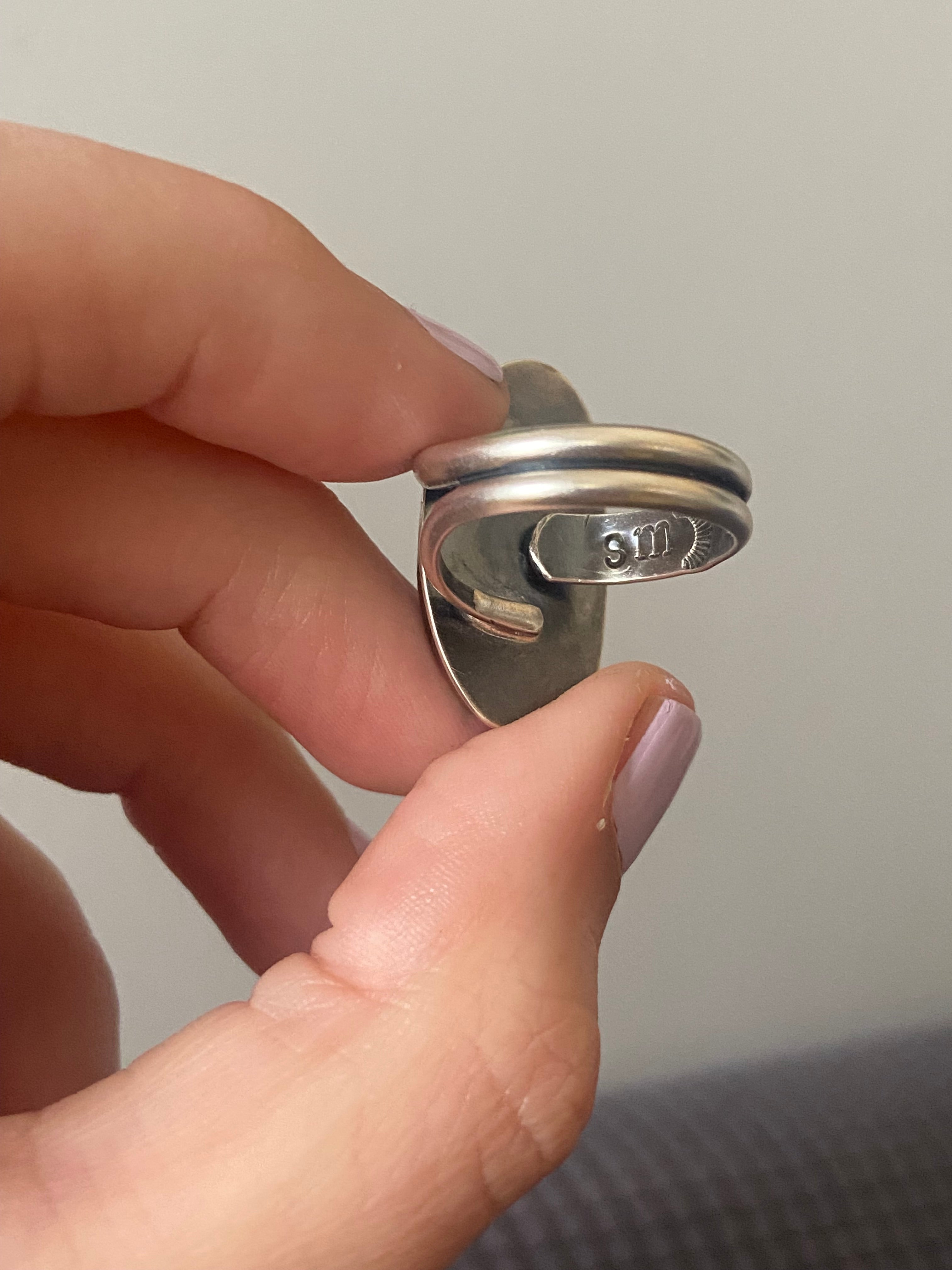 Australian Opal adjustable ring