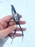 White Buffalo Bolo Tie
