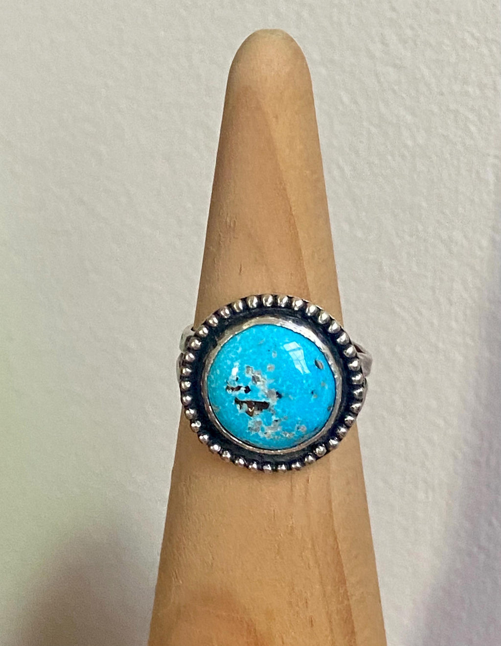Sonoran Rose Turquoise Ring - Size 8.5