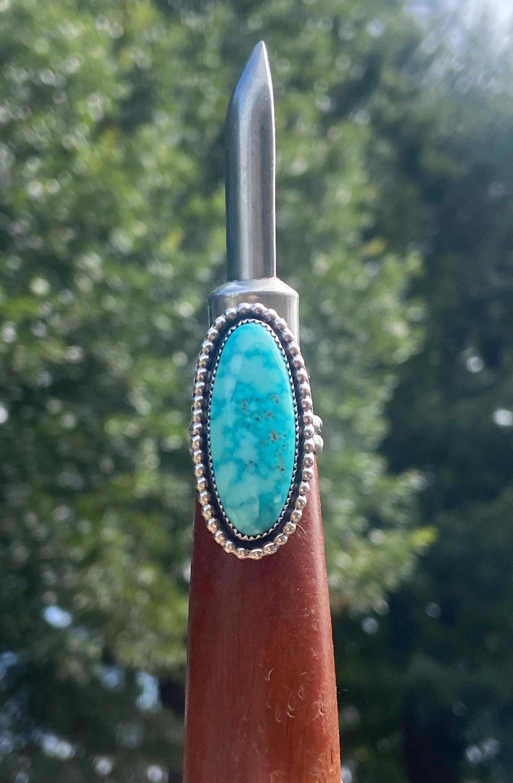 Kingman Turquoise Ring - Size 7
