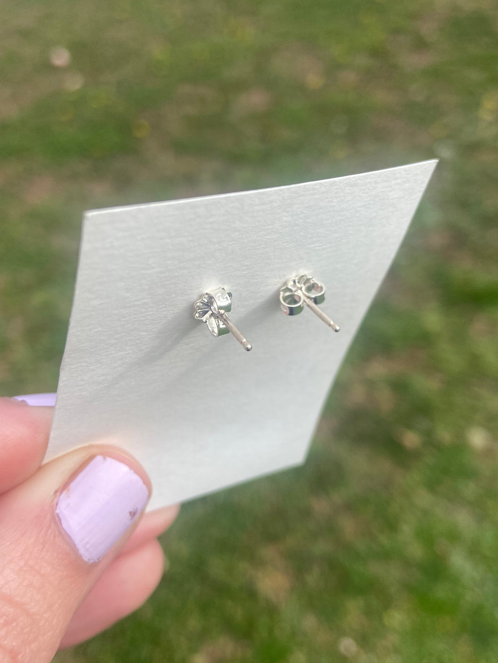 New Lander Variscite mini studs