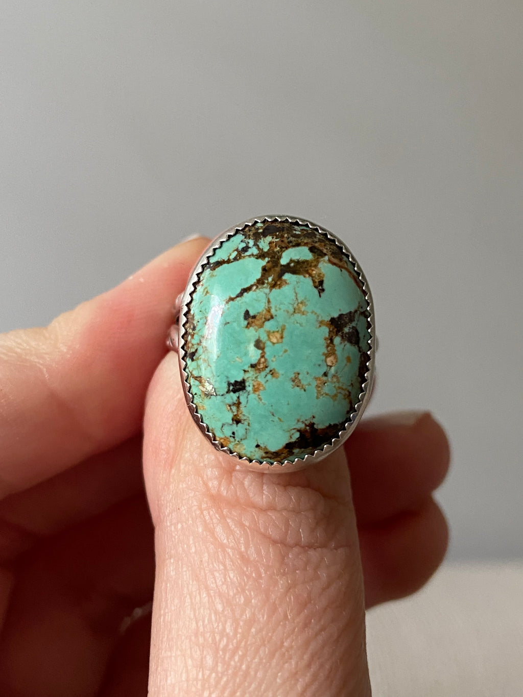 Royston Turquoise adjustable ring