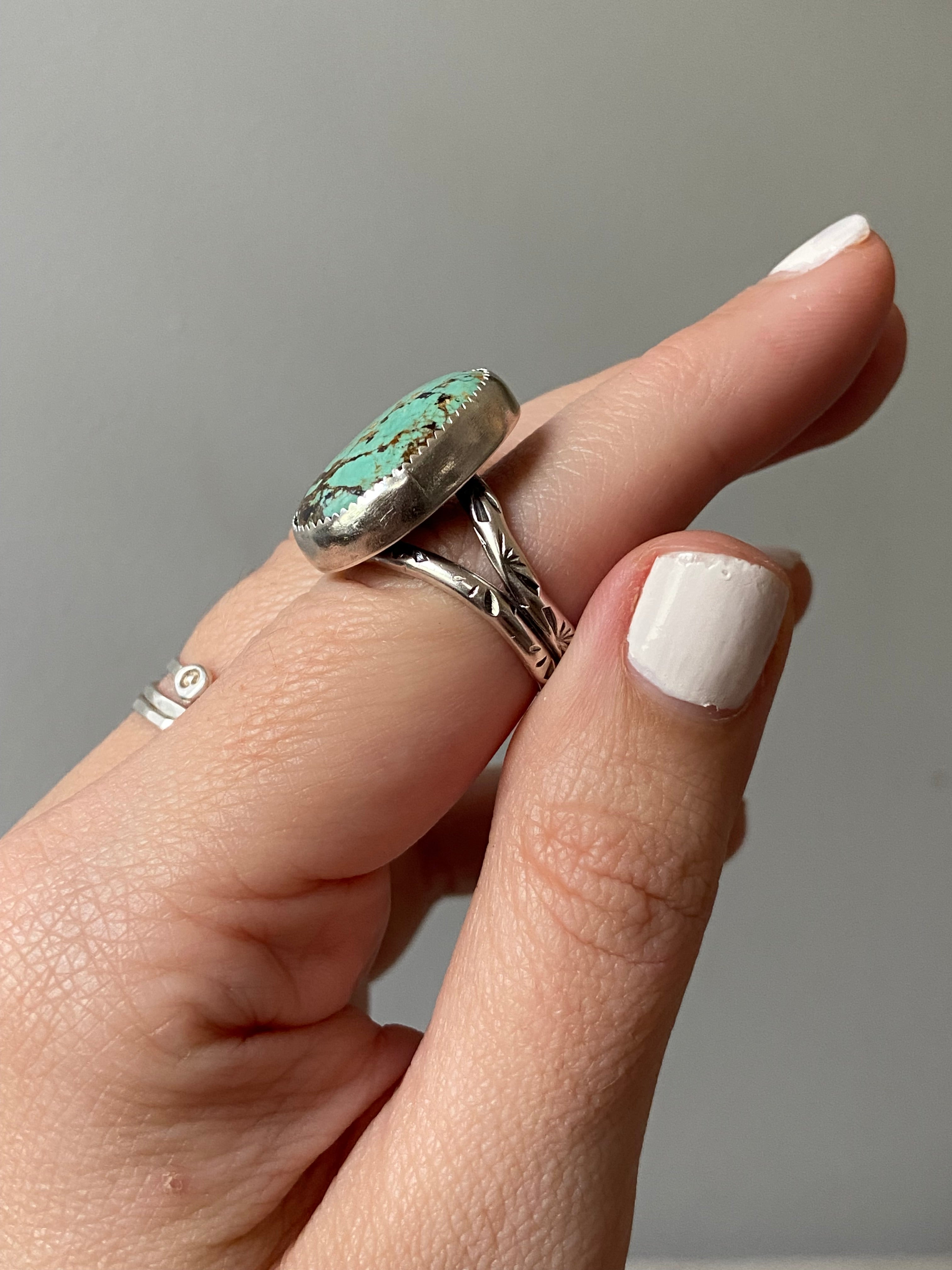 Royston Turquoise adjustable ring