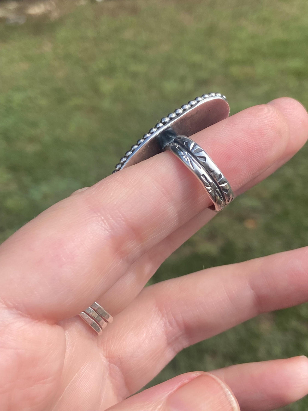 Kingman Turquoise Ring - Size 7