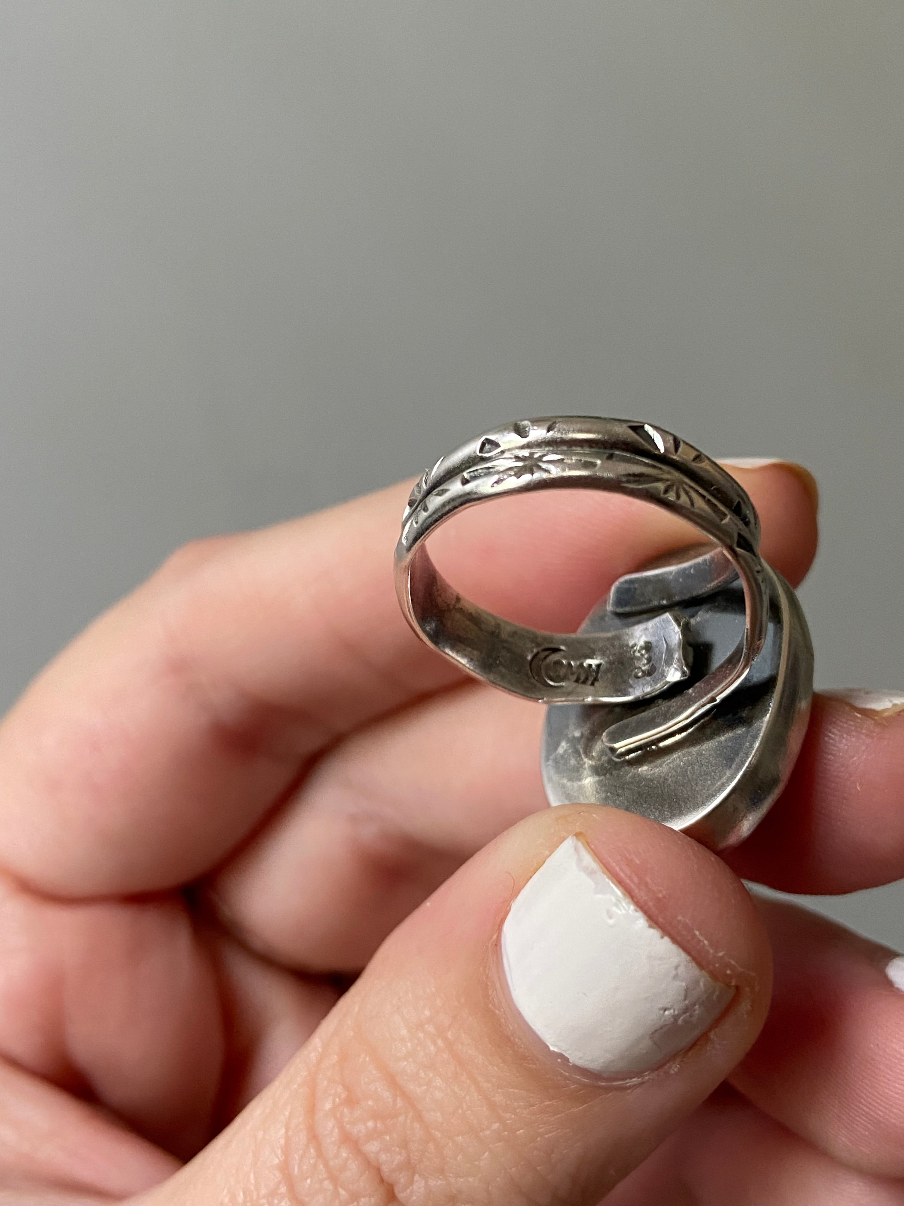 Royston Turquoise adjustable ring