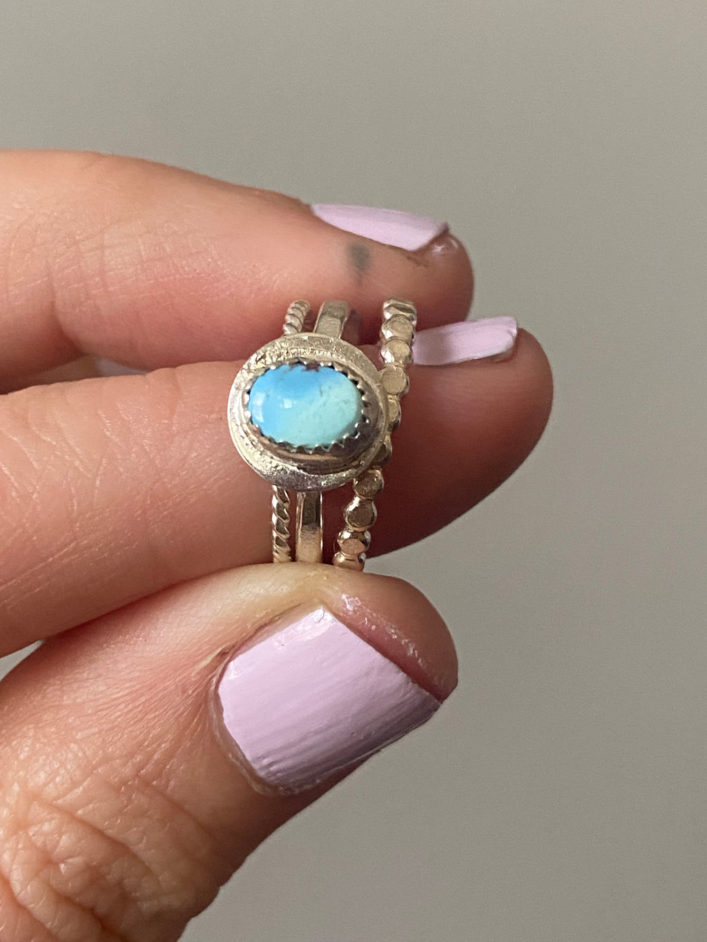 Golden Hills Turquoise Ring - Size 5.5