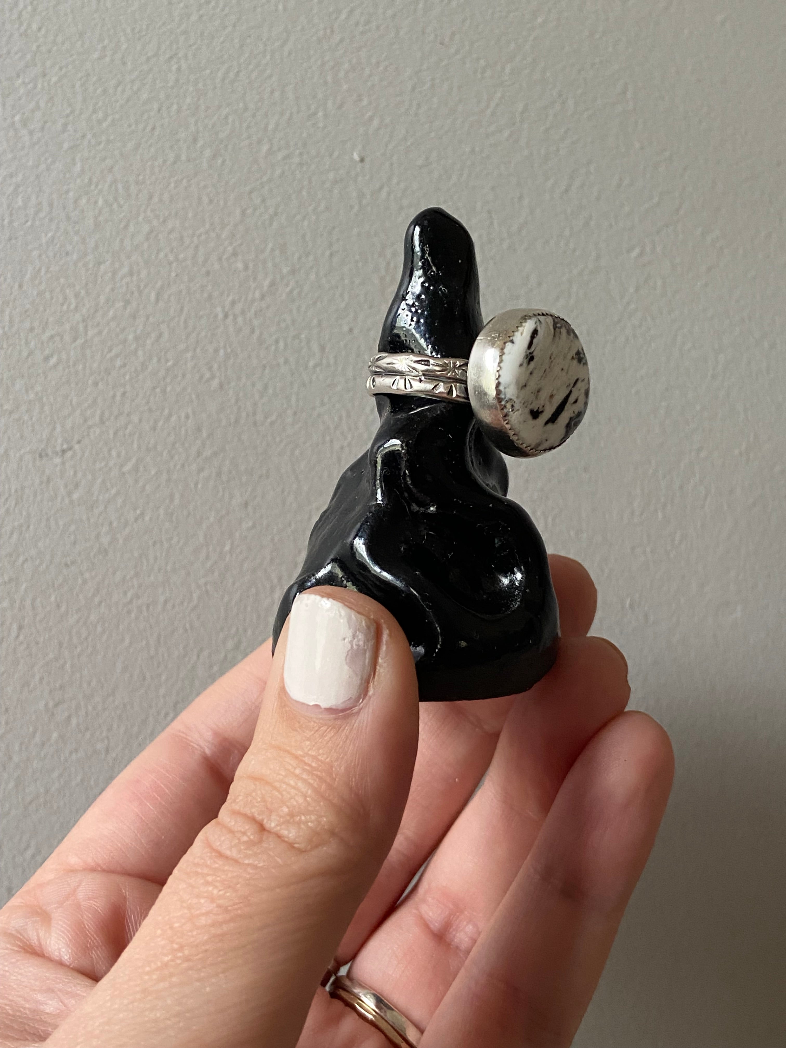White Buffalo adjustable ring