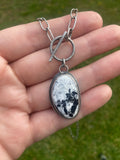 White Buffalo toggle necklace
