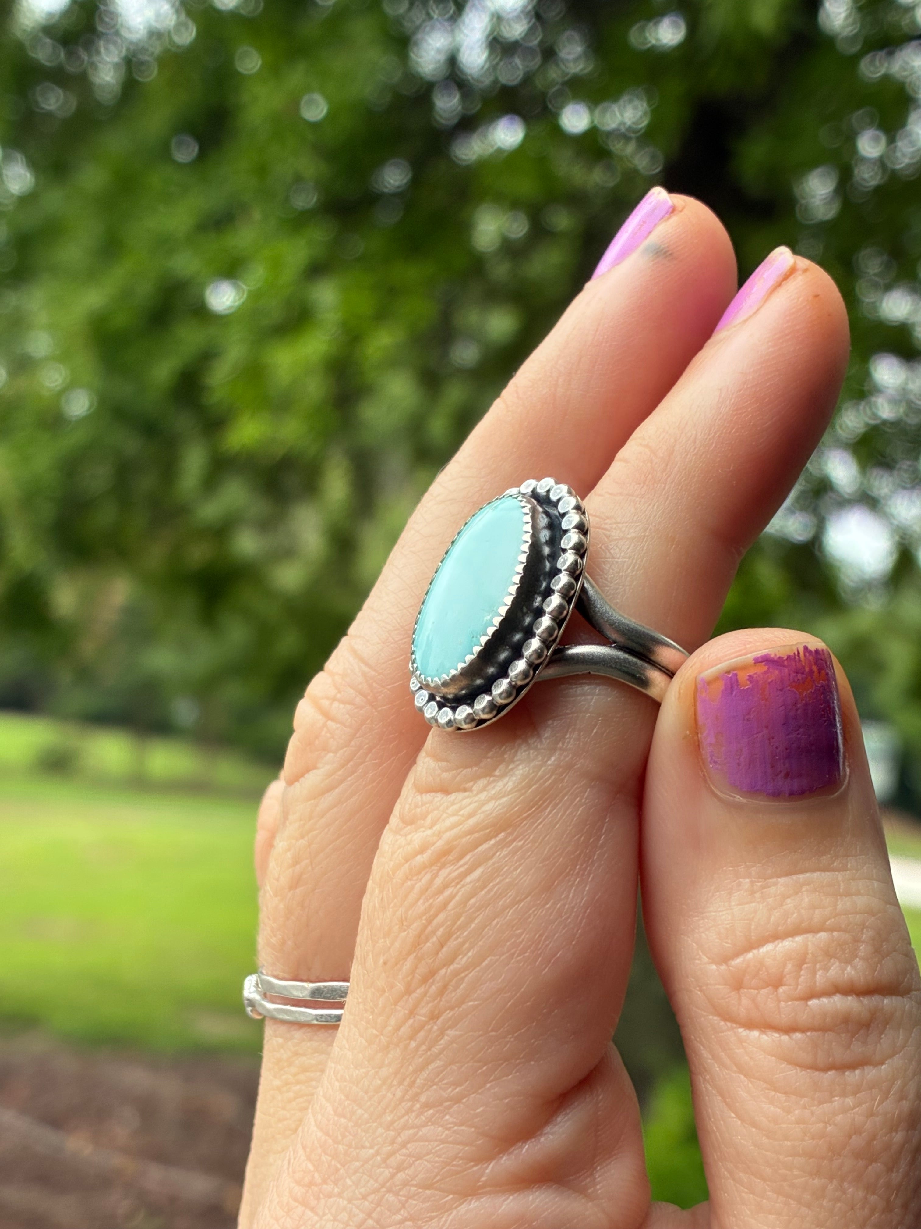 Dry Creek turquoise ring size 8.5