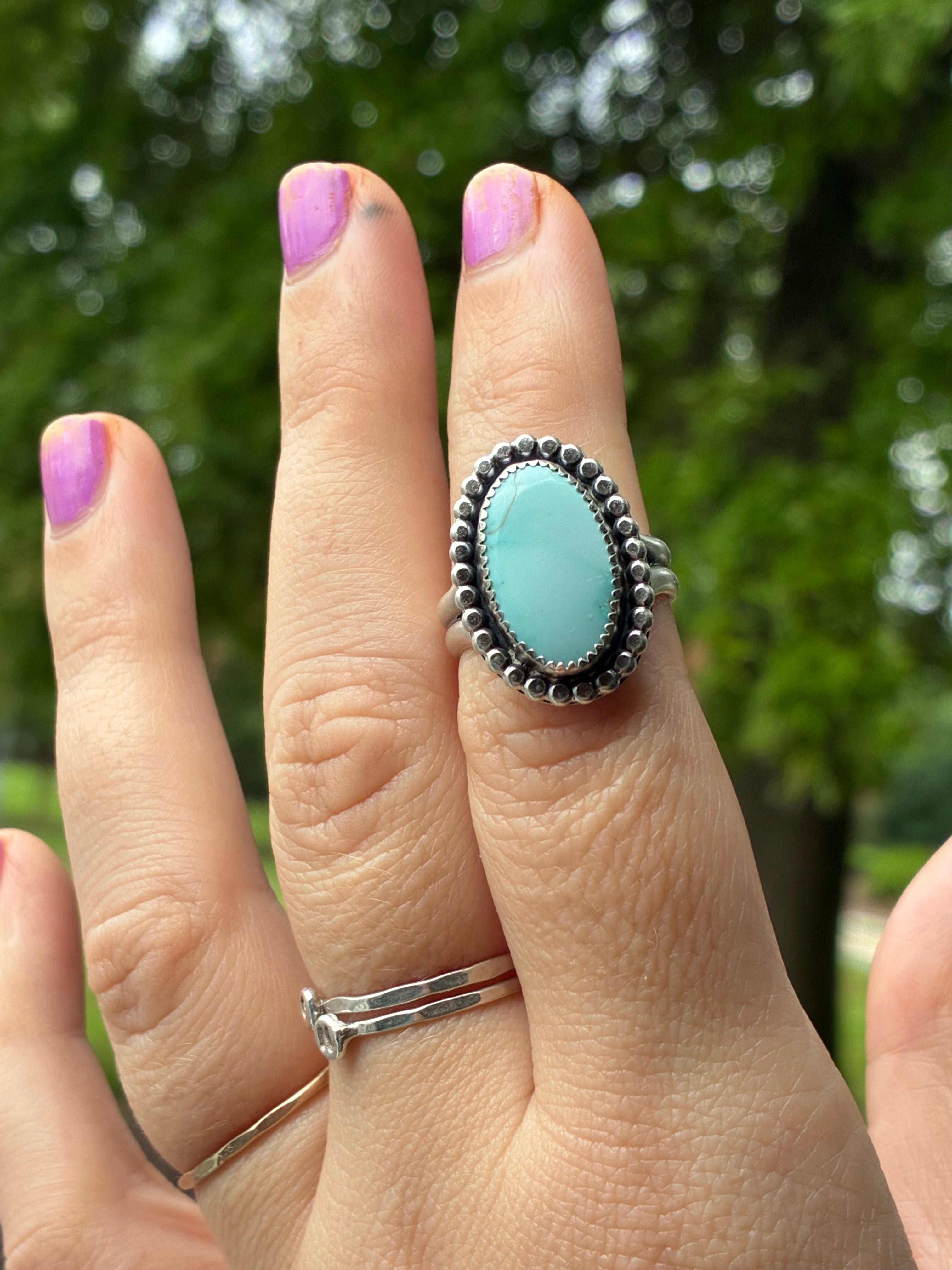 Dry Creek turquoise ring size 8.5