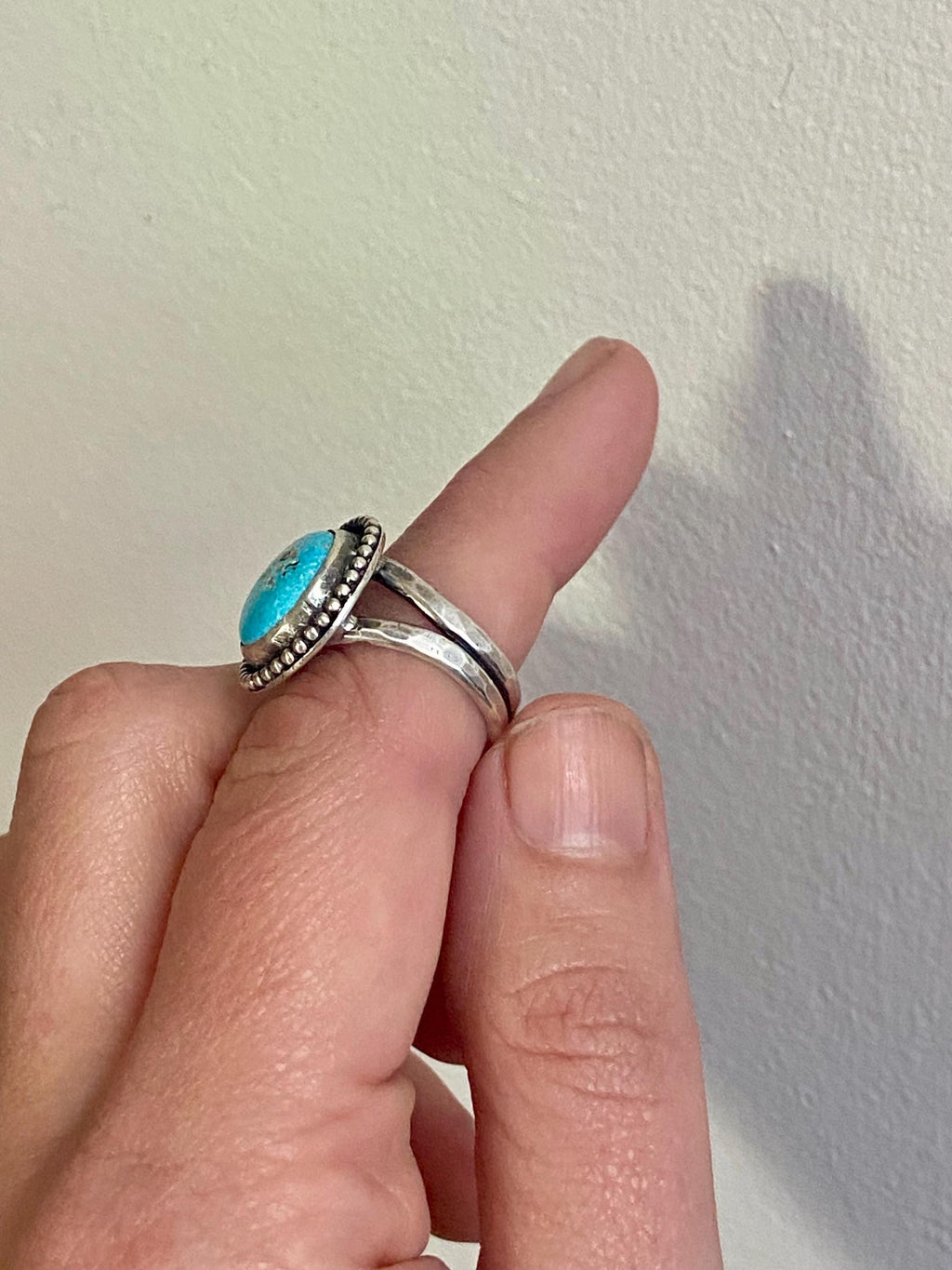 Sonoran Rose Turquoise Ring - Size 8.5