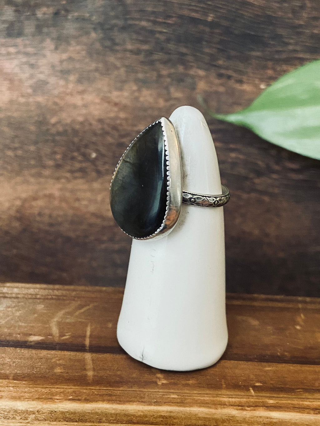 Sunset Labradorite Ring - Size 7.25