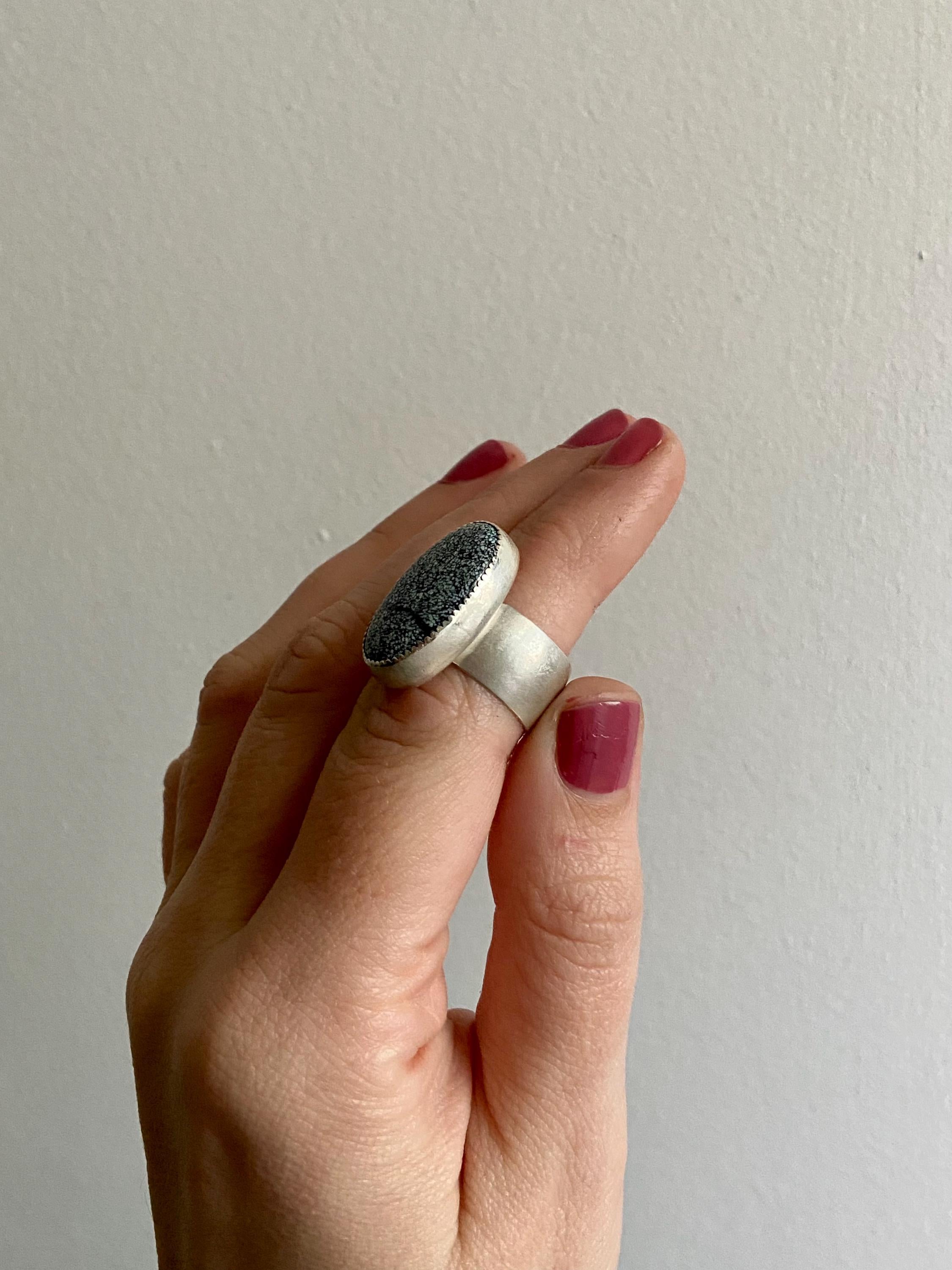 Star Fox Variscite Ring - Size 7