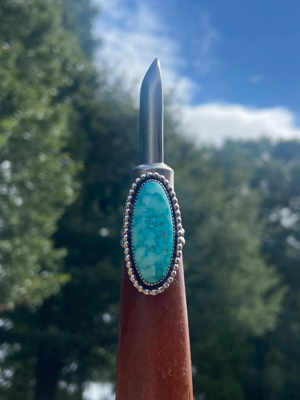 Kingman Turquoise Ring - Size 7