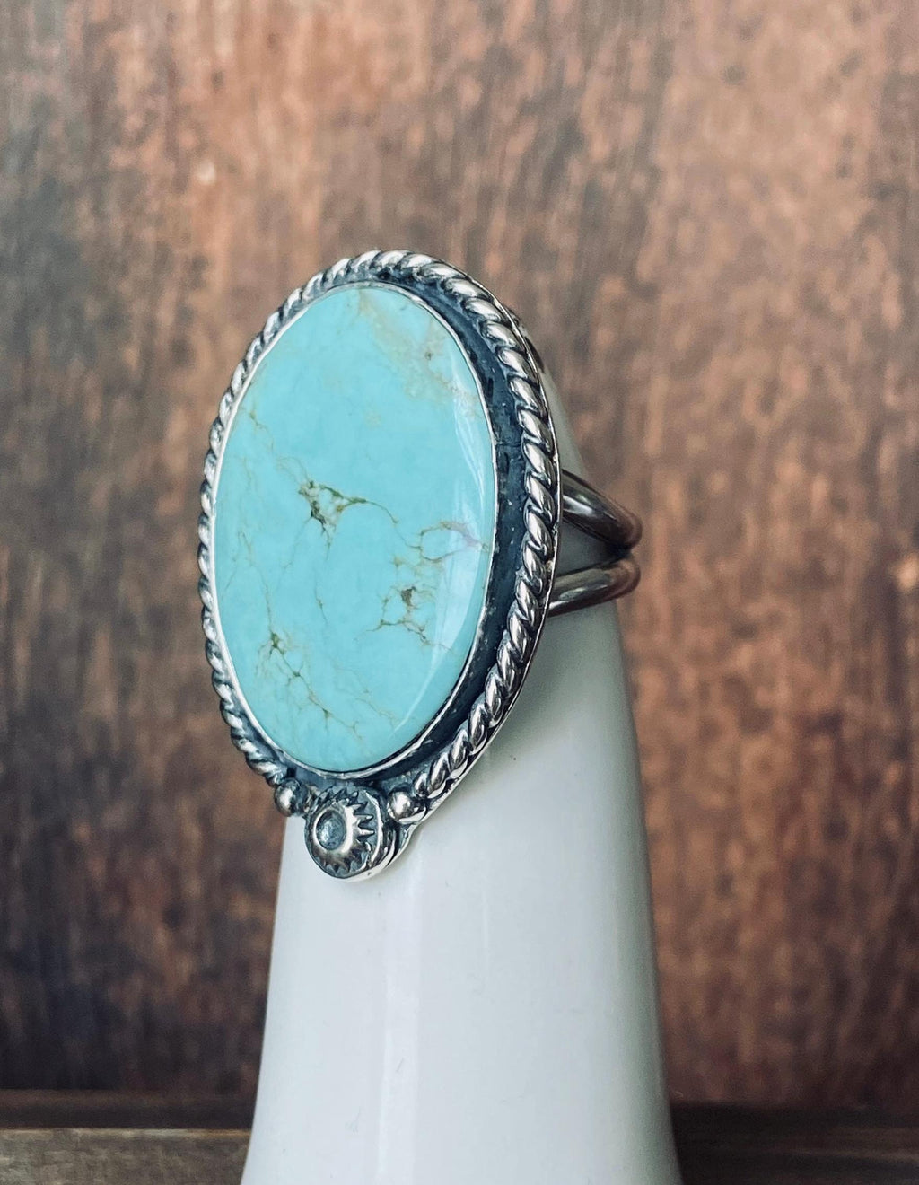 Kingman Turquoise Ring - Size 6.25